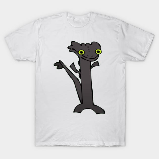 Dancing Toothless T-Shirt by High Class Arts